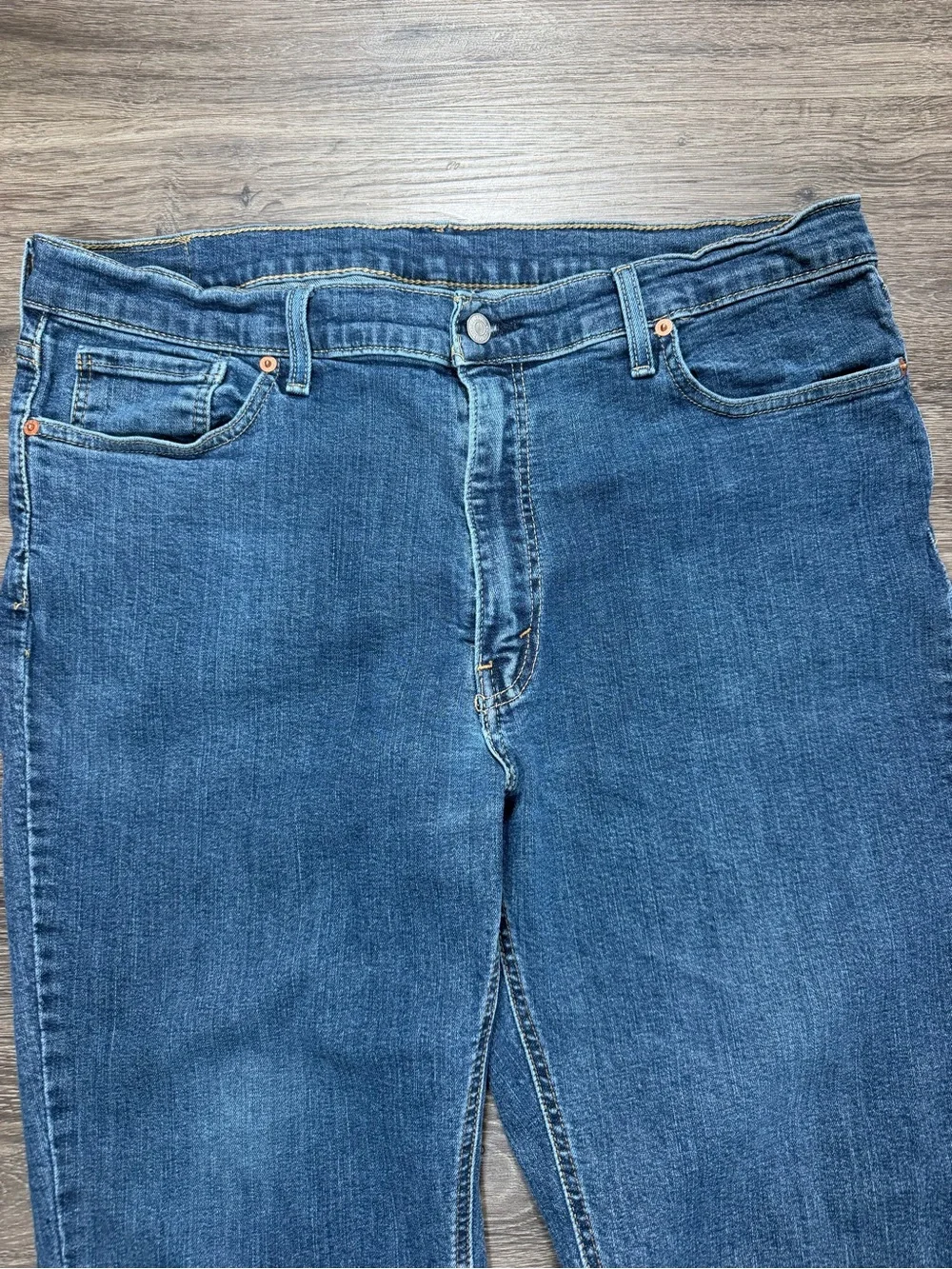Levi's 514 Straight‎ Fit Men's Jeans W42 L30 Medium Wash Denim